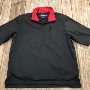 Polo Golf Ralph Lauren Black Wind Breaker 1/4 Zip